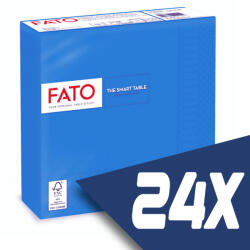 FATO Szalvéta 33x33cm kék 2 rétegű 50 lap/csomag (24 csomag) - atadcleankft