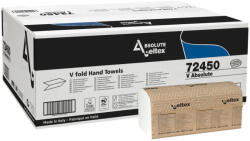 Celtex Absolute V hajtogatott kéztörlő recy, 2 réteg, 21, 5x21cm, 20x250lap/karton - atadcleankft