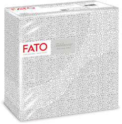 FATO Airlaid szalvéta 40x40cm Mosaic silver 50 lapos - atadcleankft