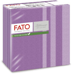 FATO Airlaid szalvéta 40x40cm Tweed Melanzana 50 lapos - atadcleankft