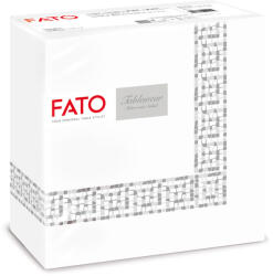 FATO Airlaid szalvéta 40x40cm Mykonos ezüst 50 lapos