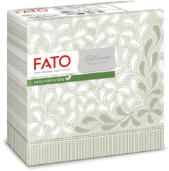 FATO Airlaid szalvéta 40x40cm Botanic Sage, zsálya zöld 50 lapos