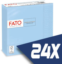 FATO Szalvéta 33x33cm világoskék 2 rétegű 50 lap/csomag (24 csomag)