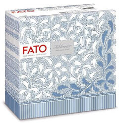 FATO Airlaid szalvéta 40x40cm Botanic Blue 50 lapos - atadcleankft