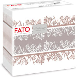 FATO Airlaid szalvéta 40x40cm Garden cappuccino 50 lapos - atadcleankft