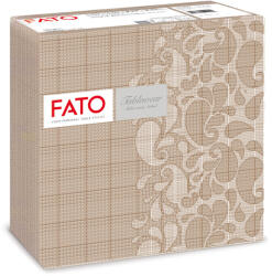 FATO Airlaid szalvéta 40x40cm Drops mogyoró 50 lapos - atadcleankft