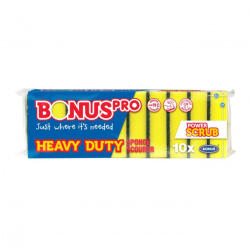 BONUS PRO mosogatószivacs 10 darabos - atadcleankft