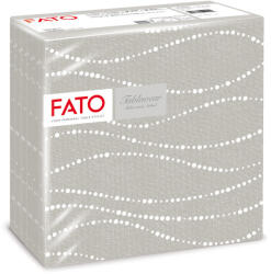 FATO Airlaid szalvéta 40x40cm Perle dove-grey 50 lapos - atadcleankft