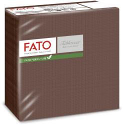 FATO Airlaid szalvéta 40x40cm Shade csokoládé barna 50 lapos - atadcleankft