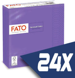 FATO Szalvéta 33x33cm viola 2 rétegű 50 lap/csomag (24 csomag)