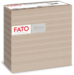 FATO Airlaid szalvéta 40x40cm Csipke mogyoró 50 lapos - atadcleankft