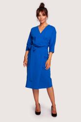 BeWear Ruha Elegáns Alkalmi Női Boríték Övvel Kék 44 XXL