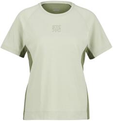 Stoic Фланелка с къс ръкав за колоездене Stoic Women's PerformanceMerino LofsdalenSt. MTB S/S Cycling jersey - Light Agave Green / Moss Green - размер 3XL (156-2841-0217)