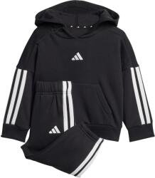 Adidas Детско яке за тренировка adidas Kid's Essentials Jogger Hooded Training jacket - Black / White - размер 74 (EU) (704-6487-0112)