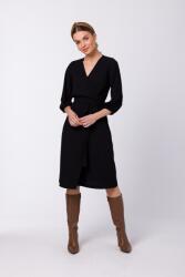 Stylove Női Ruha Alkalmi Női Boríték Megkötővel Fekete 38 M
