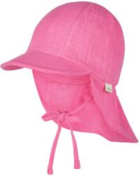 Sterntaler Детска шапка с козирка Sterntaler Kid's Schirmmütze Nacken Uni Cotton Cap - Magenta - размер 47 cm (904-4918-0613)