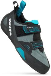 Scarpa Мъжки обувки с велкро Scarpa Force Climbing shoes - Conifer / Azure - размер 39 (EU) (301-0871-0111)
