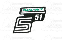  matrica SIMSON 51 deknire elektronic zöld (193000)