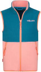 TROLLKIDS Детски поларен елек Trollkids Kid's Kjerag Vest Fleece vest - Harbor Blue / Peony Rose / Mellow Peach - размер 116 (EU) (703-4667-0515)