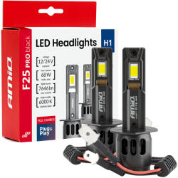  H1 LED F25 PRO BLACK Series - 12/24V FULL CANBUS (5903293047170) - valtogomb