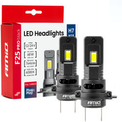  H7 LED F25 PRO BLACK Series - 12/24V FULL CANBUS (5903293047200) - valtogomb