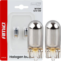  T10 W5W izzó 2db chrome (5903293046289) - valtogomb