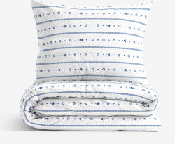 Goldea lenjerie de pat 100% bumbac - folclor alb 150 x 200 și 50 x 60 cm Lenjerie de pat