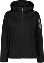 CMP Дамско софтшел яке CMP Women's Light Softshell Jacket Zip Hood Softshell jacket - Nero - размер 36 (EU) (103-2139-0412)