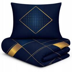 Matex Ágyneműhuzat Pamut-szatén Prestige 220x200 Geometrikus sötétkék (TM0268_30)