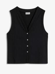 Bonprix B. p. c Fekete Bordázott Mellény 32/34-ES (933845)
