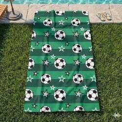 Carbotex Gyerek strandtörölköző Futball, zöld, frottír, 70x140cm (TNL258001 1430)