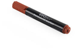 EVOffice Alkoholos marker 3mm, kerek hegyű piros EVO (EV1I03RO) - tonerpiac
