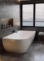 Vayer Cada Freestanding Scorpius Lite L, STANGA, 1600X860X575, Cu preaplin, Ventil Click-Clack Crom (160.086.043.1-2.1.3.0.1)