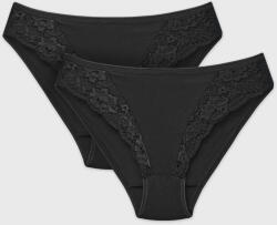 Cotonella 2PACK Ashley klasszikus bugyi, fekete