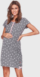 Doctor Nap Leila Pink kismama szoptatós hálóing, szürke