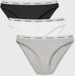 Calvin Klein 3PACK Calvin Klein I klasszikus női alsó, fekete-sötétszürke