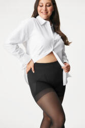 MONA QUEEN Plus Size Shaping harisnyanadrág 30 DEN, antracit