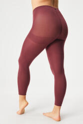 MONA QUEEN Plus Size Luiza szilon leggings, 120 DEN, bordó