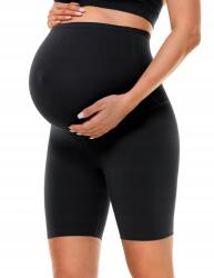  Kismama leggings Rövid Magas Állapotú L Fitnesz rövidnadrág Fekete (B0F5PJFW4F)