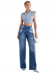 Bonprix B. p. c Női Farmer Mom Jeans Pamut Magas Derekú 34-ES