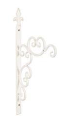 Bizzotto Set 2 suporturi ghivece flori fier alb Emily 21x42 cm (0720454deco)
