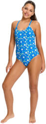 Modibodi Момичешки менструални бански костюм Modibodi Teen Smileyworld One Piece Boho Blue еднократен Modibodi | Sin Mnogotsveten | Момичешки | 8-10 години