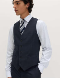 Marks & Spencer Текстурирана жилетка с еластин Marks & Spencer морско синя Marks & Spencer | Sin | МЪЖЕ | 48 REG