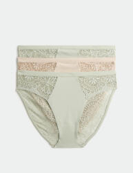 Marks & Spencer Високи бикини Body Soft, комплект 3 бр. Marks & Spencer зелен Marks & Spencer | Zelen | ЖЕНИ | 8