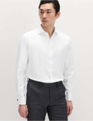 Marks & Spencer Кепърна риза класически крой от луксозен памук с двойна манжета Marks & Spencer бяло Marks & Spencer | Byal | МЪЖЕ | 15.5