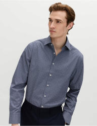 Marks & Spencer Риза класически крой, от памучна смес с безгладко покритие Marks & Spencer синьо Marks & Spencer | Sin | МЪЖЕ | 15.5