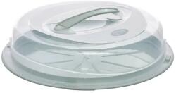 5five Platou tort cu capac Morsey, plastic, verde, 33 x 9 cm