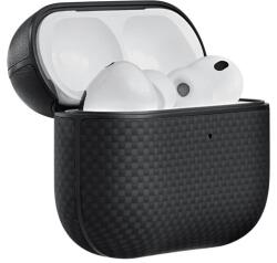 Pitaka Carcasa Pitaka pentru AirPods Pro 3, Fibra de Aramida, Negru (APM2501)