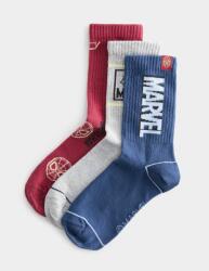 Marks & Spencer Чорапи Spider-Man с висок процент памук, 3 двойки Marks & Spencer червен Marks & Spencer | Cherven | Момчешки | 6-8+