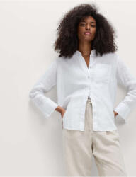 Marks & Spencer Риза от чист лен Marks & Spencer бяла Marks & Spencer | Byal | ЖЕНИ | 22
